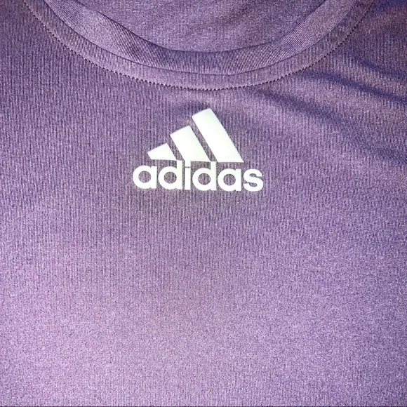 adidas Purple Dri Fit Tee - Picture 4 of 9